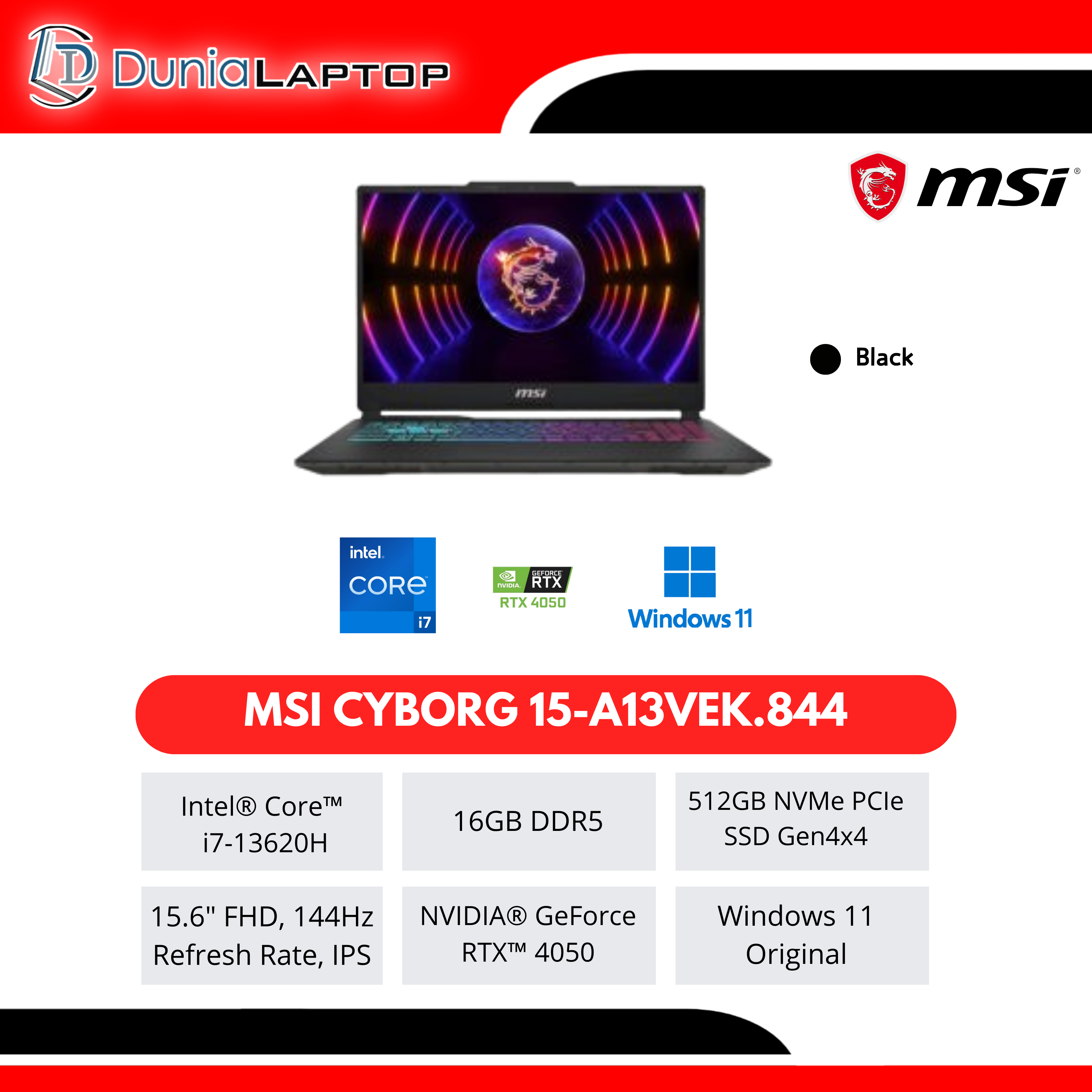 MSI CYBORG 15-A13VEK.844